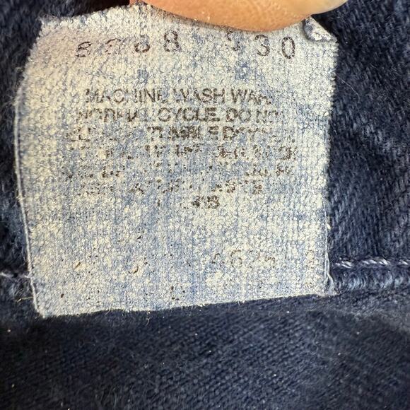Levi's 560 Jeans Men's 29x28 Indigo Blue Orange Tag Loose Fit Vintage Made in US - Picture 9 of 15